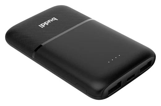 Buddi Go Powerbank USB-C Reisformaat Mini Compact 5.000 mAh Duo Pack Zwart afbeelding 11