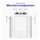 Buddi Go Powerbank USB-C Reisformaat Mini Compact 5.000 mAh Duo Pack Wit afbeelding 5