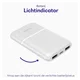 Buddi Go Powerbank USB-C Reisformaat Mini Compact 5.000 mAh Duo Pack Wit afbeelding 6
