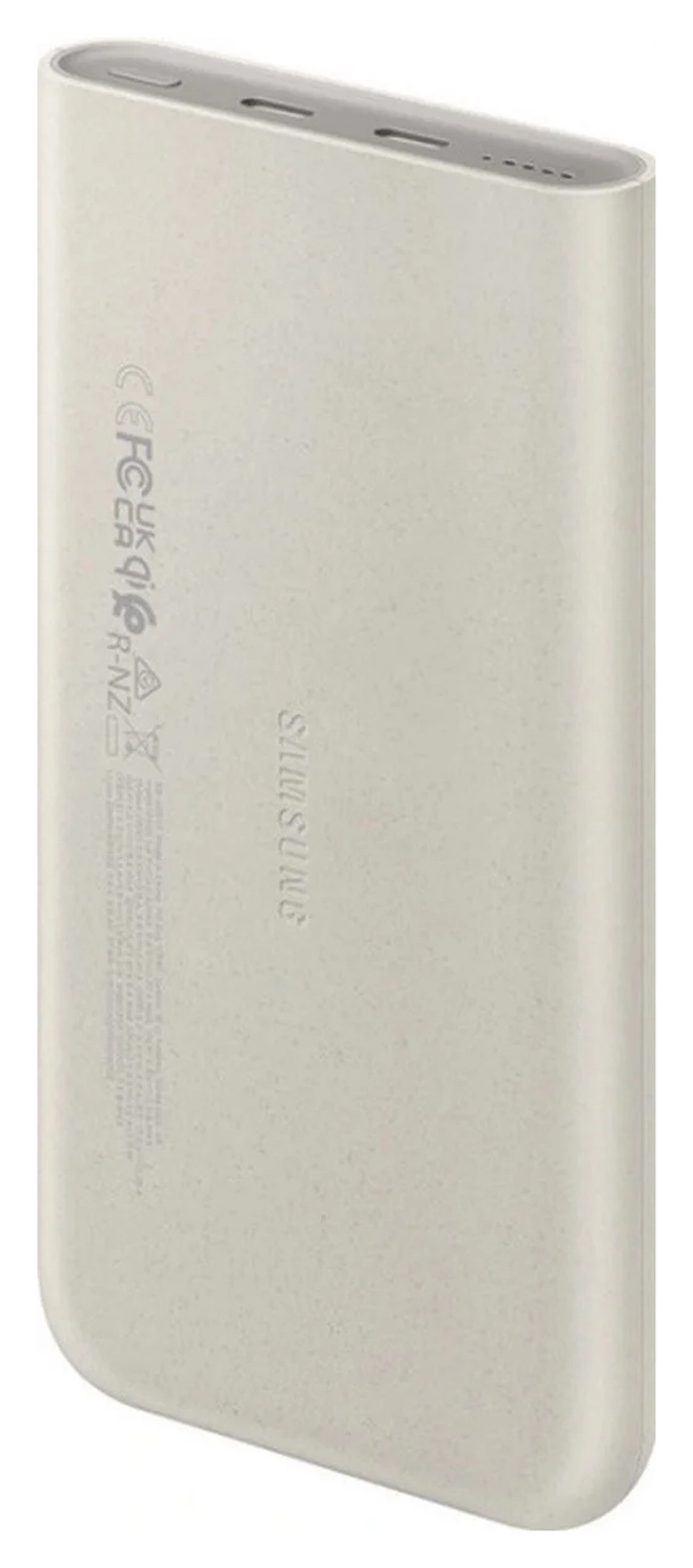 Originele Samsung 25W Wireless Powerbank met USB-C 10.000 mAh Duo Pack Beige afbeelding 11
