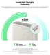 Originele Samsung 45W Fast Charge Trio USB-C Powerbank 20.000 mAh Duo Pack Beige afbeelding 3