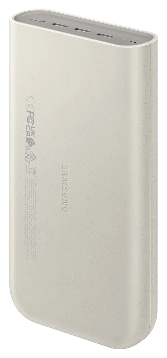 Originele Samsung 45W Fast Charge Trio USB-C Powerbank 20.000 mAh Duo Pack Beige afbeelding 9