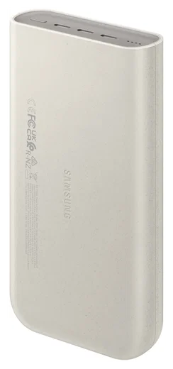 Originele Samsung 45W Fast Charge Trio USB-C Powerbank 20.000 mAh Duo Pack Beige afbeelding 9