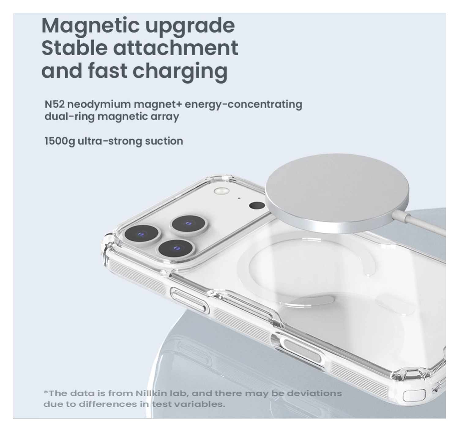 Nillkin Nature TPU Pro iPhone 17 Pro Hoesje MagSafe Transparant afbeelding 4
