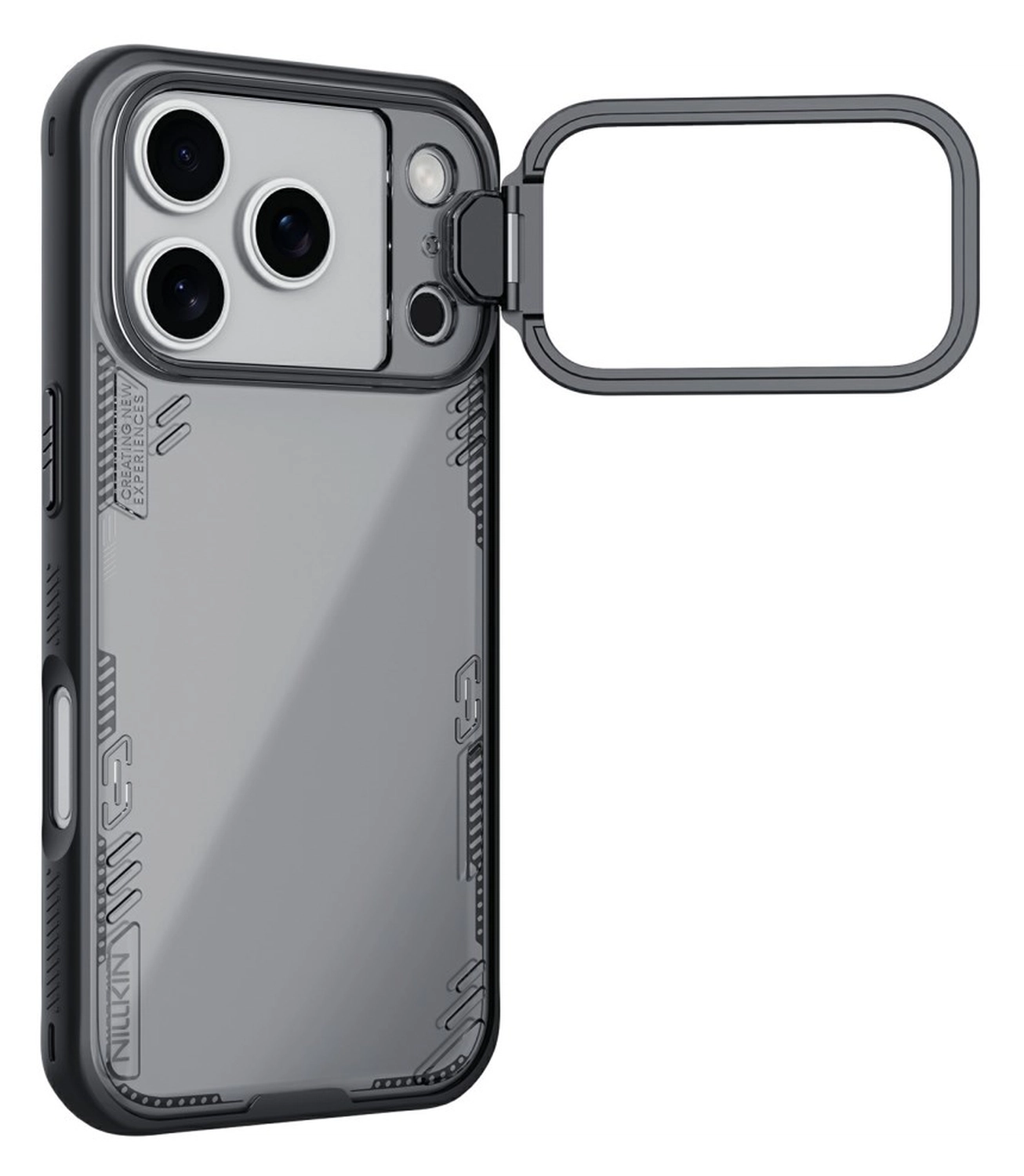 Nillkin IceBlade Prop iPhone 17 Pro Hoesje MagSafe Back Cover Zwart afbeelding 1