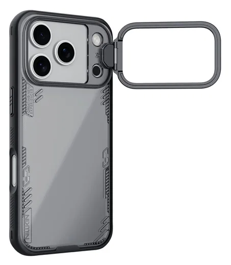 Nillkin IceBlade Prop iPhone 17 Pro Hoesje MagSafe Back Cover Zwart afbeelding 1