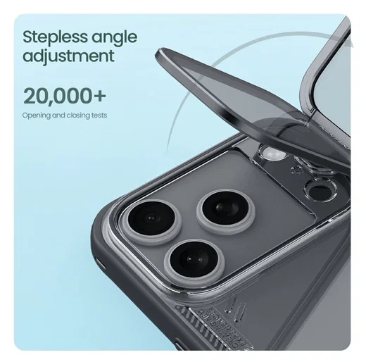 Nillkin IceBlade Prop iPhone 17 Pro Hoesje MagSafe Back Cover Zwart afbeelding 5