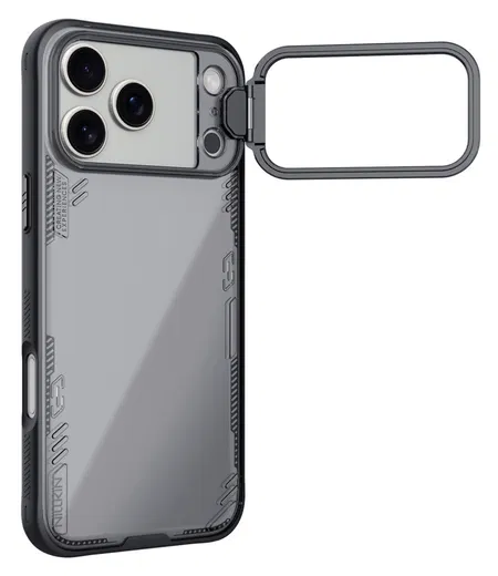 Nillkin IceBlade Prop iPhone 17 Pro Max Hoesje MagSafe Back Cover Zwart afbeelding 1