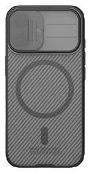 Nillkin CamShield MagSafe iPhone 17 Hoesje Camera Slider Transparant Zwart afbeelding