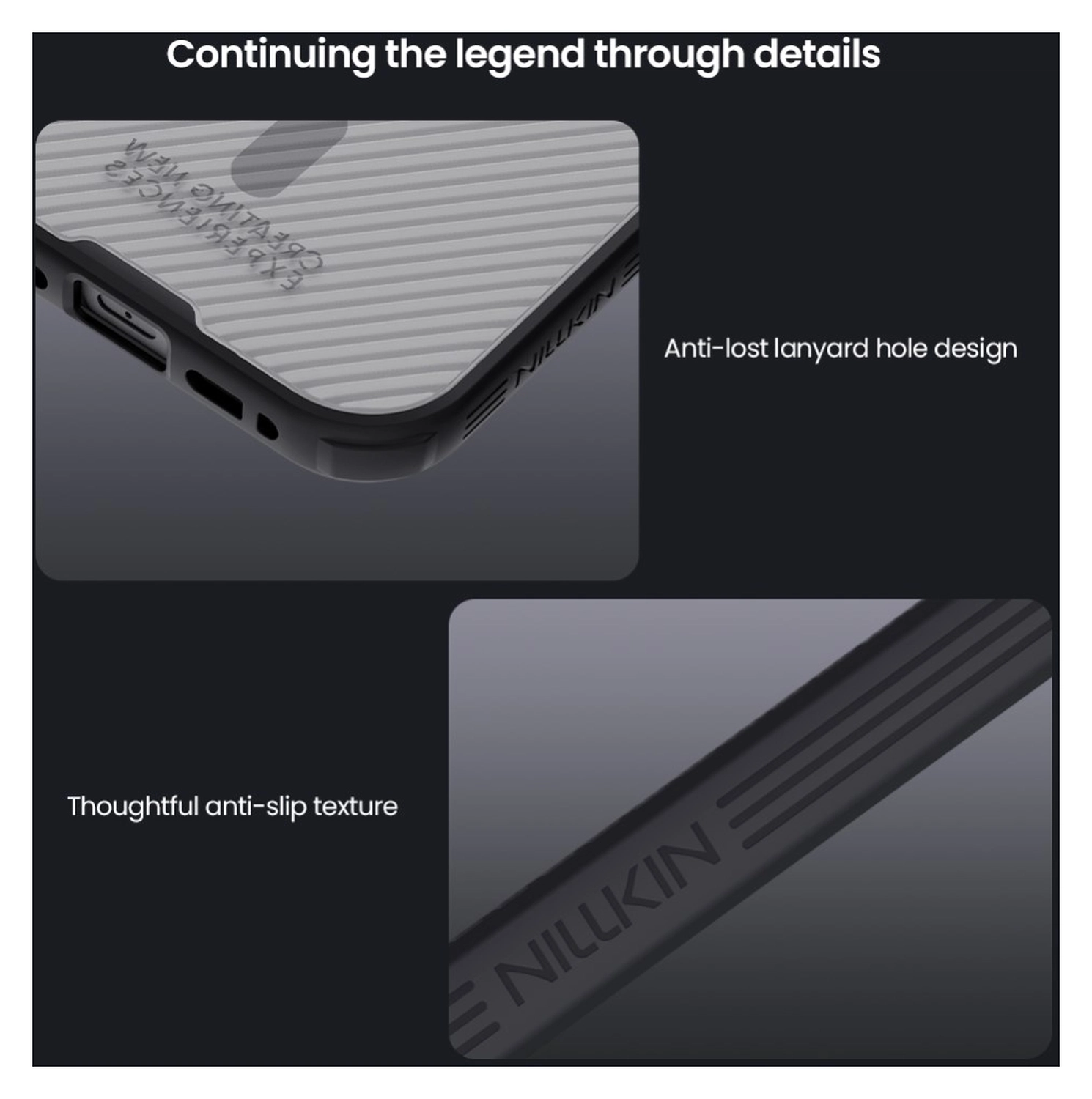 Nillkin CamShield MagSafe iPhone 17 Hoesje Camera Slider Transparant Zwart afbeelding 11