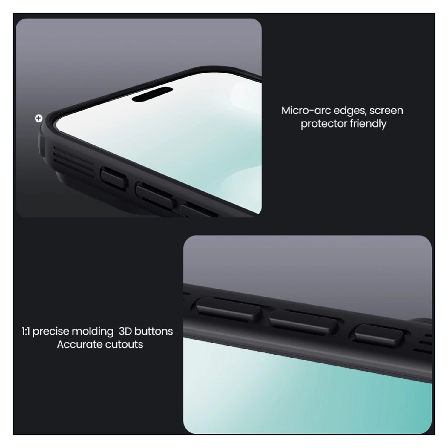 Nillkin CamShield MagSafe iPhone 17 Hoesje Camera Slider Transparant Zwart afbeelding 12