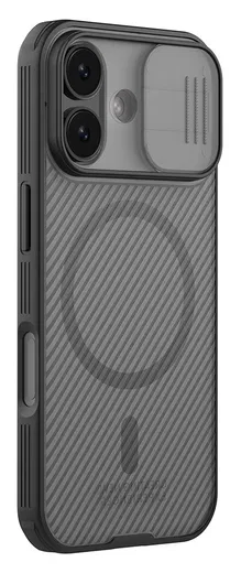 Nillkin CamShield MagSafe iPhone 17 Hoesje Camera Slider Transparant Zwart afbeelding 2