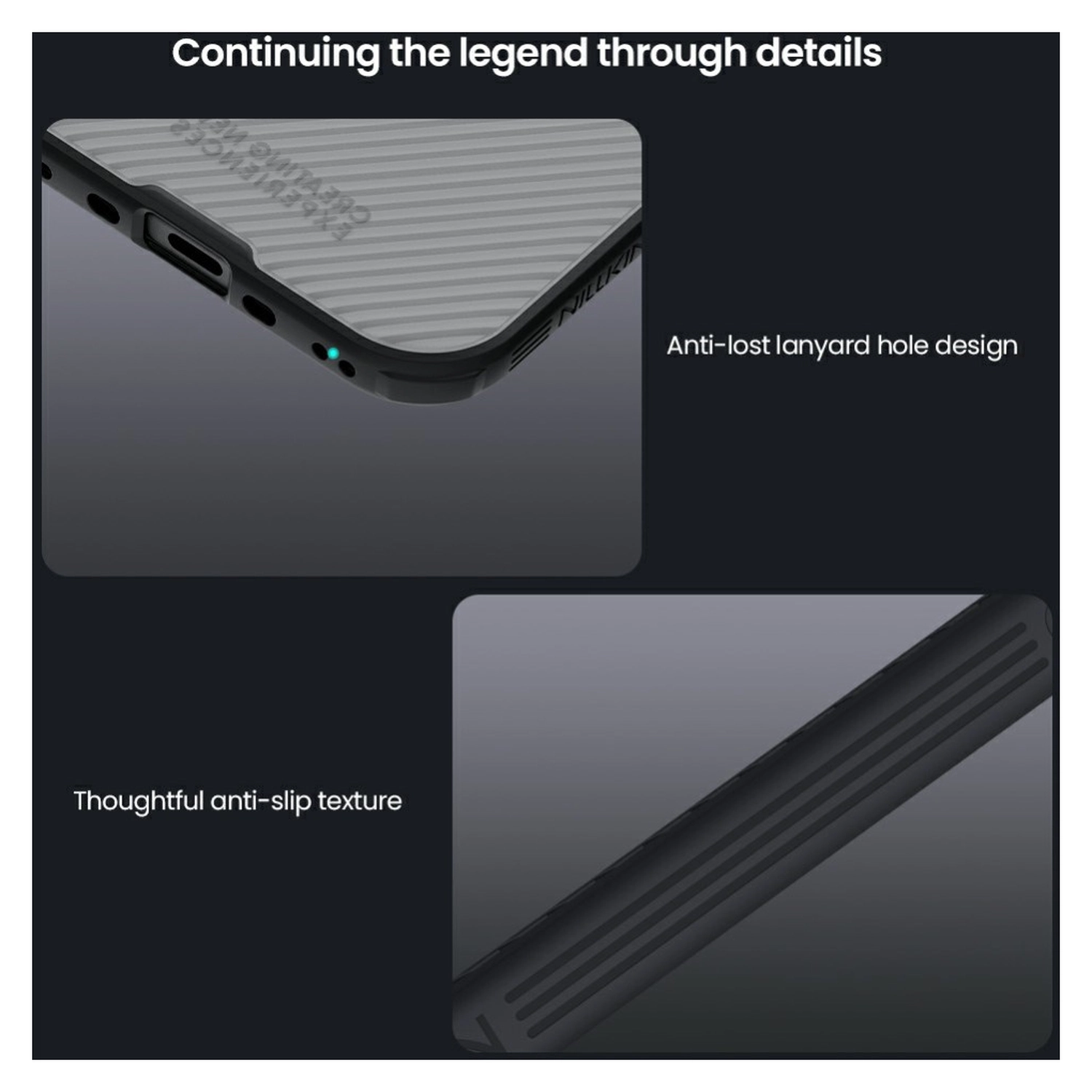 Nillkin CamShield MagSafe iPhone Air Hoesje Camera Slider Transparant Zwart afbeelding 10