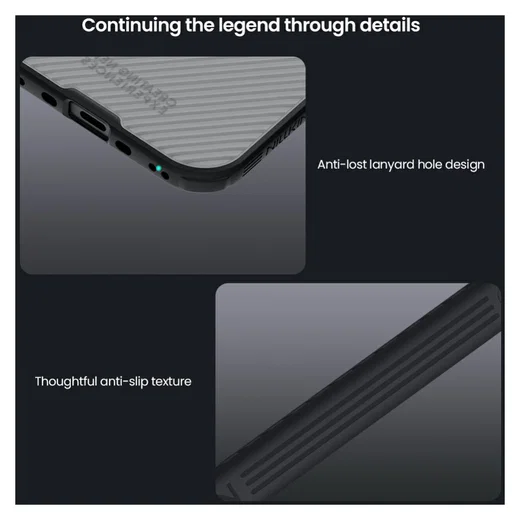Nillkin CamShield MagSafe iPhone Air Hoesje Camera Slider Transparant Zwart afbeelding 10