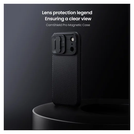 Nillkin CamShield MagSafe iPhone 17 Pro Hoesje Camera Slider Zwart afbeelding 14