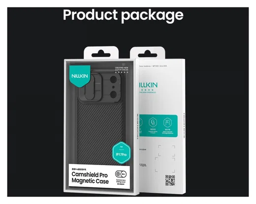 Nillkin CamShield MagSafe iPhone 17 Pro Hoesje Camera Slider Zwart afbeelding 18