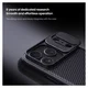 Nillkin CamShield MagSafe iPhone 17 Pro Hoesje Camera Slider Zwart afbeelding 4
