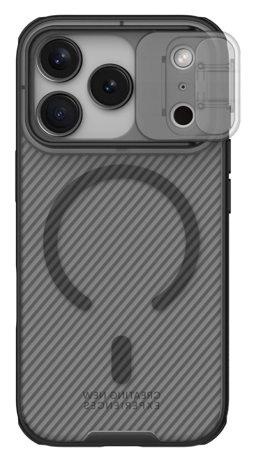 Nillkin CamShield MagSafe iPhone 17 Pro Hoesje Camera Slider Transparant Zwart afbeelding 1