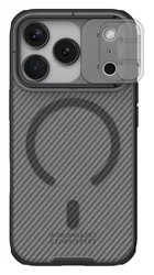 Nillkin CamShield MagSafe iPhone 17 Pro Hoesje Camera Slider Transparant Zwart afbeelding