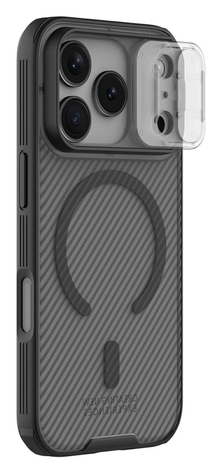 Nillkin CamShield MagSafe iPhone 17 Pro Hoesje Camera Slider Transparant Zwart afbeelding 2