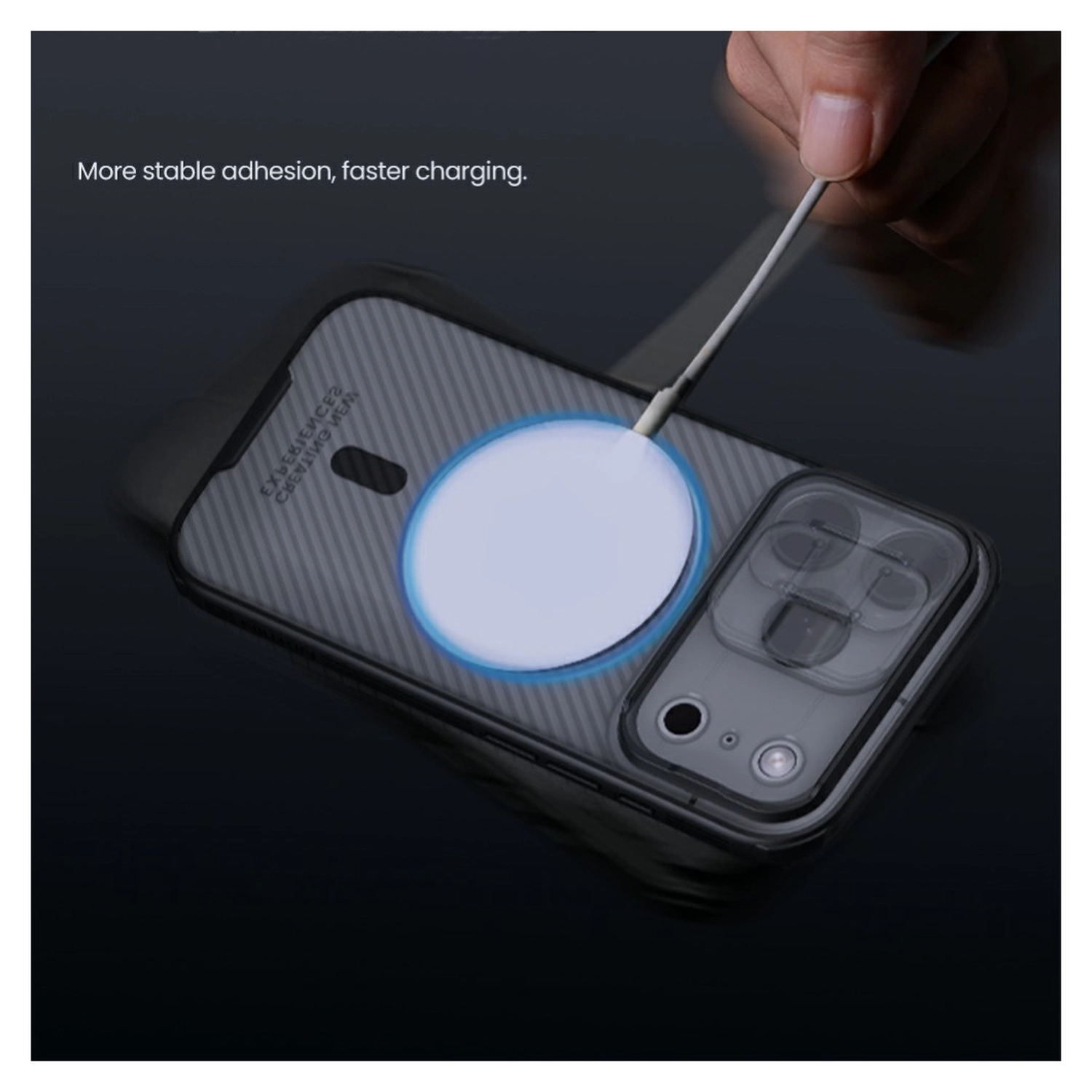 Nillkin CamShield MagSafe iPhone 17 Pro Max Hoesje Camera Slider Clear Zwart afbeelding 11