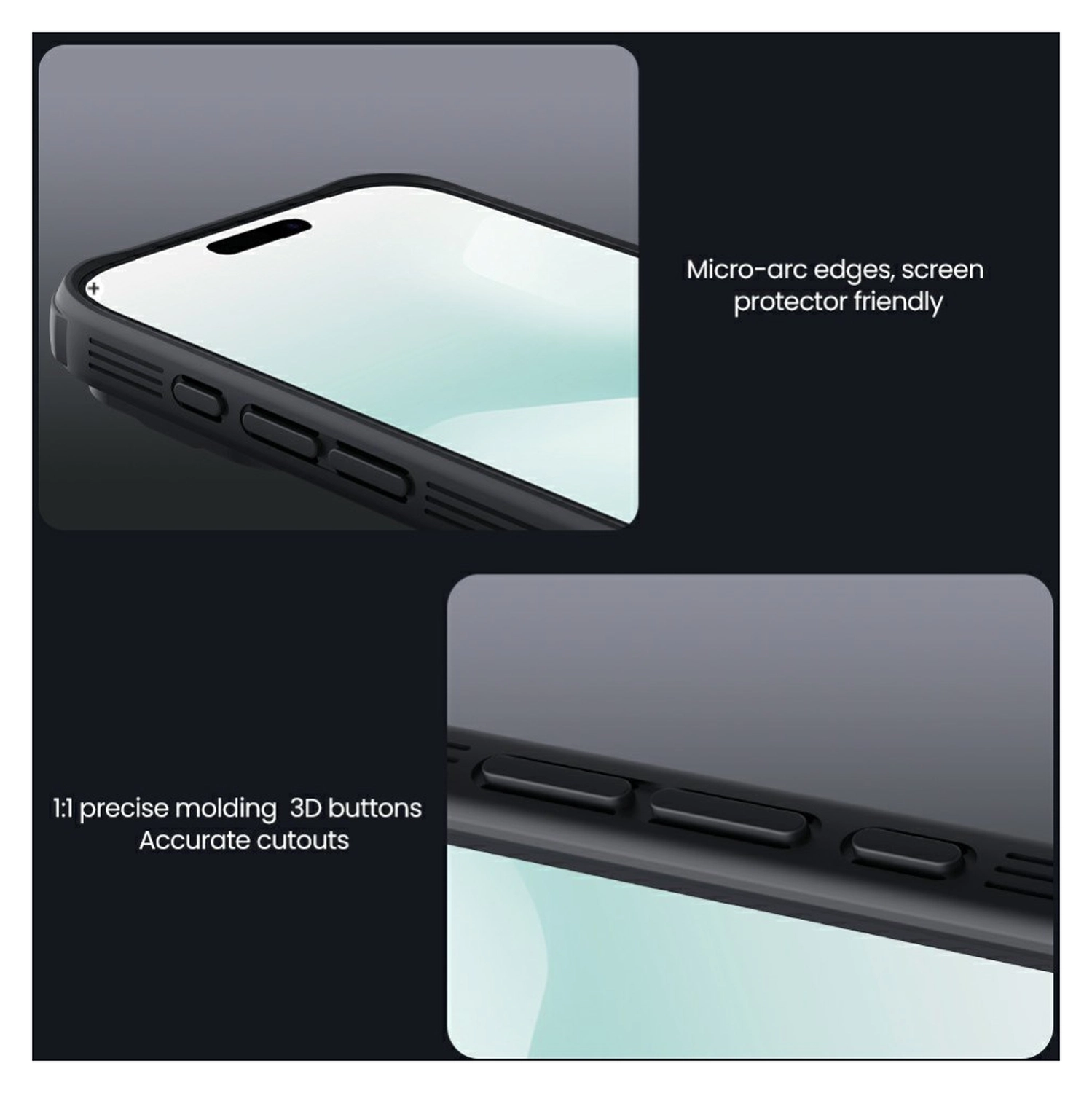 Nillkin CamShield MagSafe iPhone 17 Pro Max Hoesje Camera Slider Clear Zwart afbeelding 13