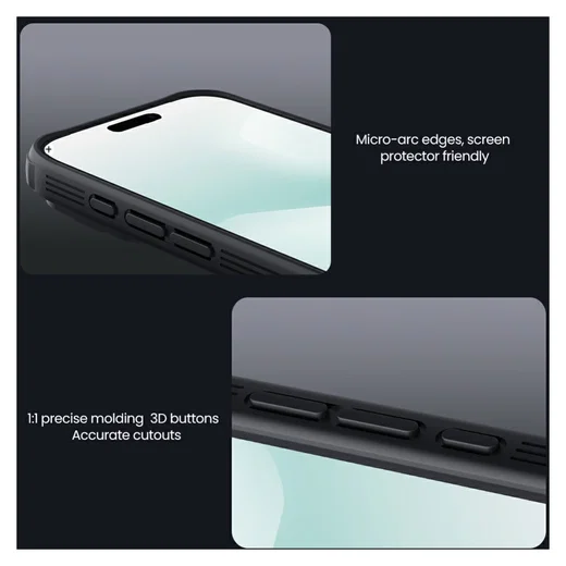 Nillkin CamShield MagSafe iPhone 17 Pro Max Hoesje Camera Slider Clear Zwart afbeelding 13