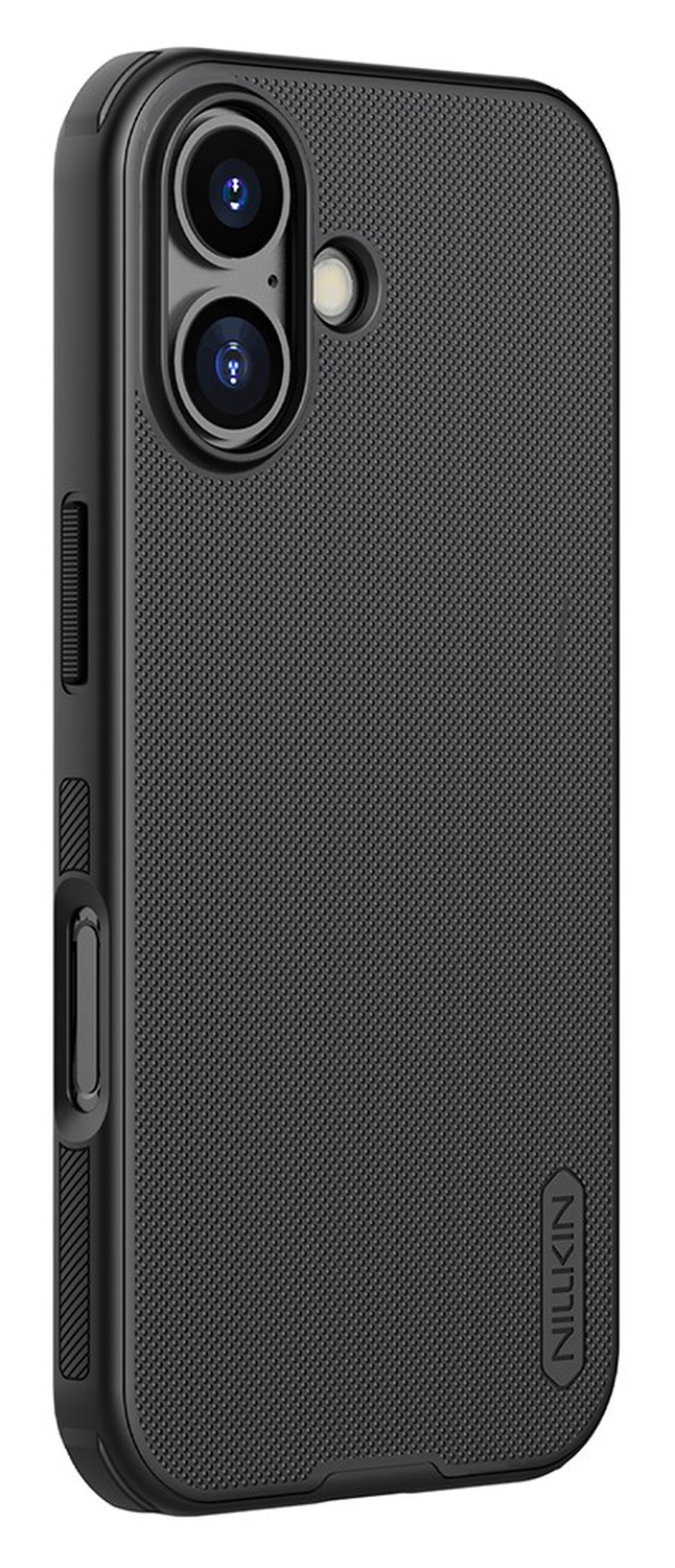 Nillkin Frosted Shield iPhone 17 Hoesje MagSafe Back Cover Zwart afbeelding 1