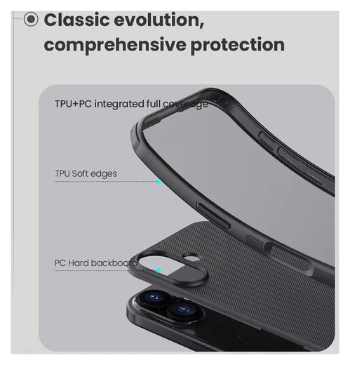 Nillkin Frosted Shield iPhone 17 Hoesje MagSafe Back Cover Zwart afbeelding 9