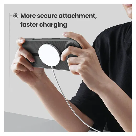 Nillkin Frosted Shield iPhone Air Hoesje MagSafe Back Cover Transparant Zwart afbeelding 5