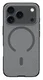 Nillkin Frosted Shield iPhone 17 Pro Hoesje MagSafe Back Cover Transparant Zwart