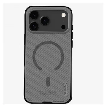 Nillkin Frosted Shield iPhone 17 Pro Max Hoesje MagSafe Transparant Zwart