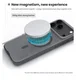 Nillkin Frosted Shield iPhone 17 Pro Max Hoesje MagSafe Transparant Zwart afbeelding 4