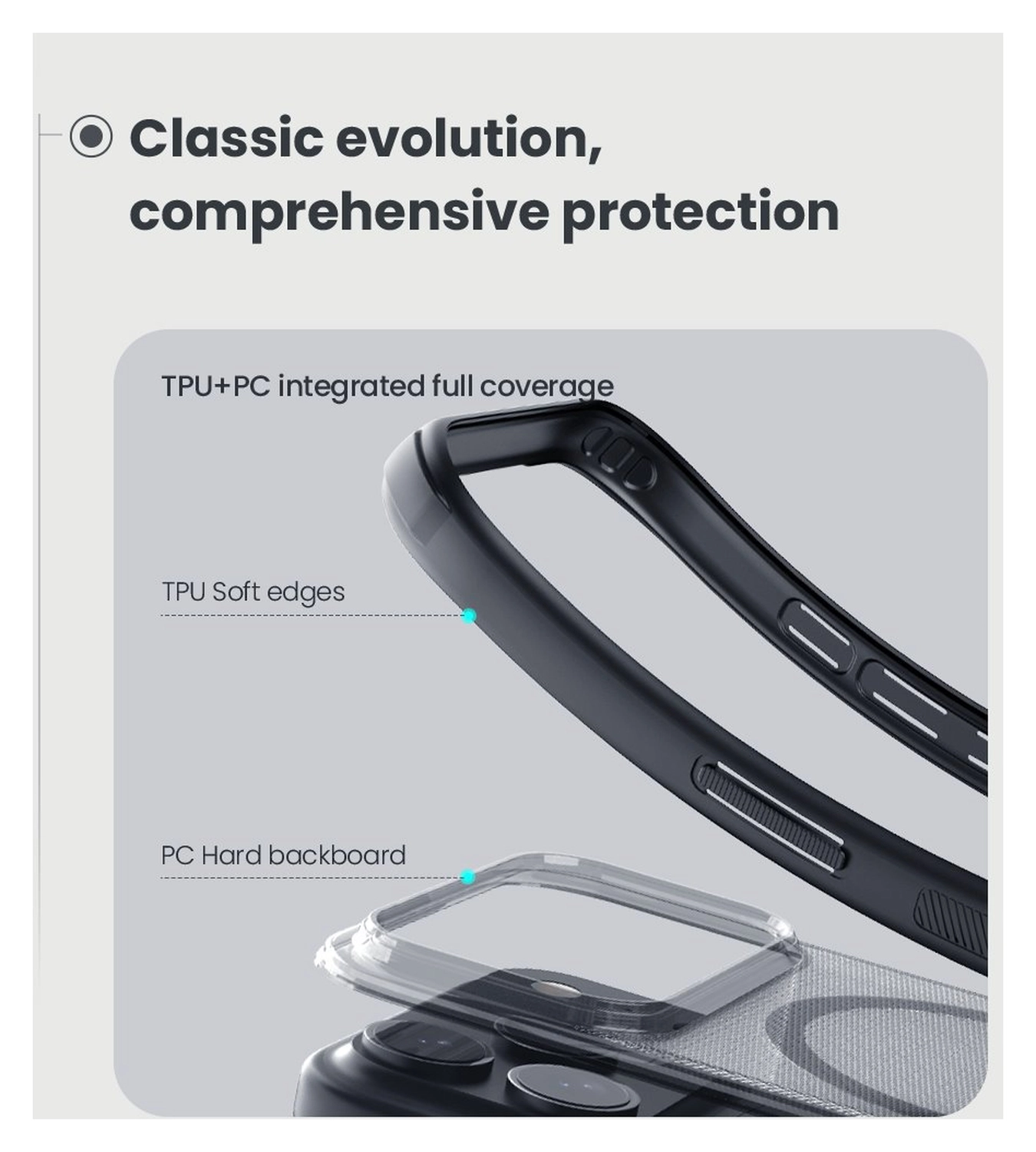 Nillkin Frosted Shield iPhone 17 Pro Max Hoesje MagSafe Transparant Zwart afbeelding 6