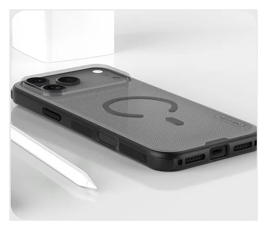 Nillkin Frosted Shield iPhone 17 Pro Max Hoesje MagSafe Transparant Zwart afbeelding 8