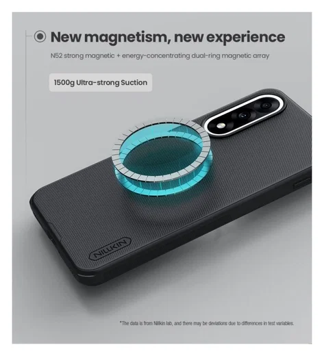 Nillkin Frosted Shield OnePlus Nord 5 Hoesje MagSafe Back Cover Zwart afbeelding 3