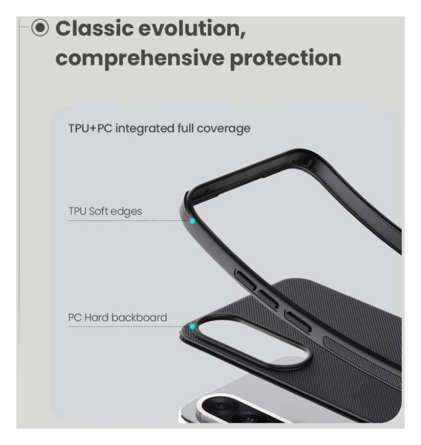 Nillkin Frosted Shield OnePlus Nord 5 Hoesje MagSafe Back Cover Zwart afbeelding 5