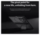 Nillkin CamShield Prop Samsung Z Fold 7 Hoesje MagSafe S-Pen Back Cover Carbon afbeelding 4