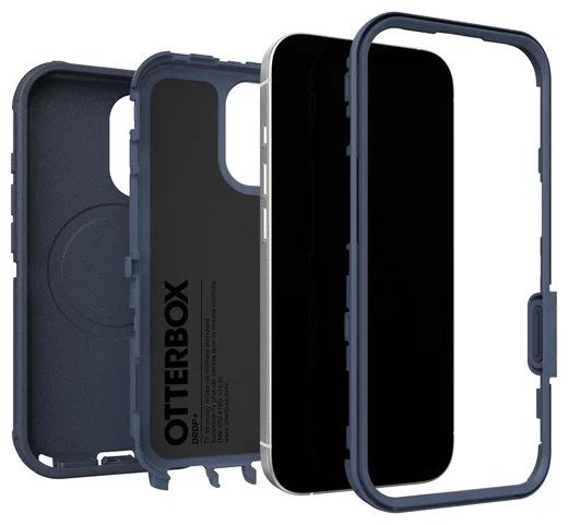 OtterBox Defender Pro MagSafe iPhone 17 Hoesje Back Cover Blauw afbeelding 4