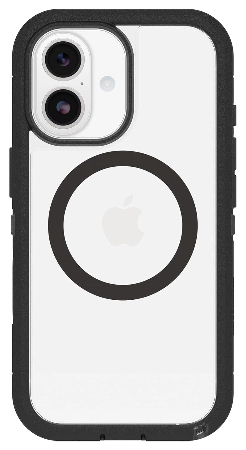 OtterBox Defender Pro XT iPhone 17 Hoesje MagSafe Back Cover Transparant Zwart afbeelding 2