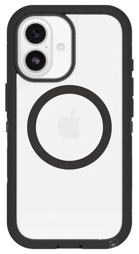 OtterBox Defender Pro XT iPhone 17 Hoesje MagSafe Back Cover Transparant Zwart afbeelding 2
