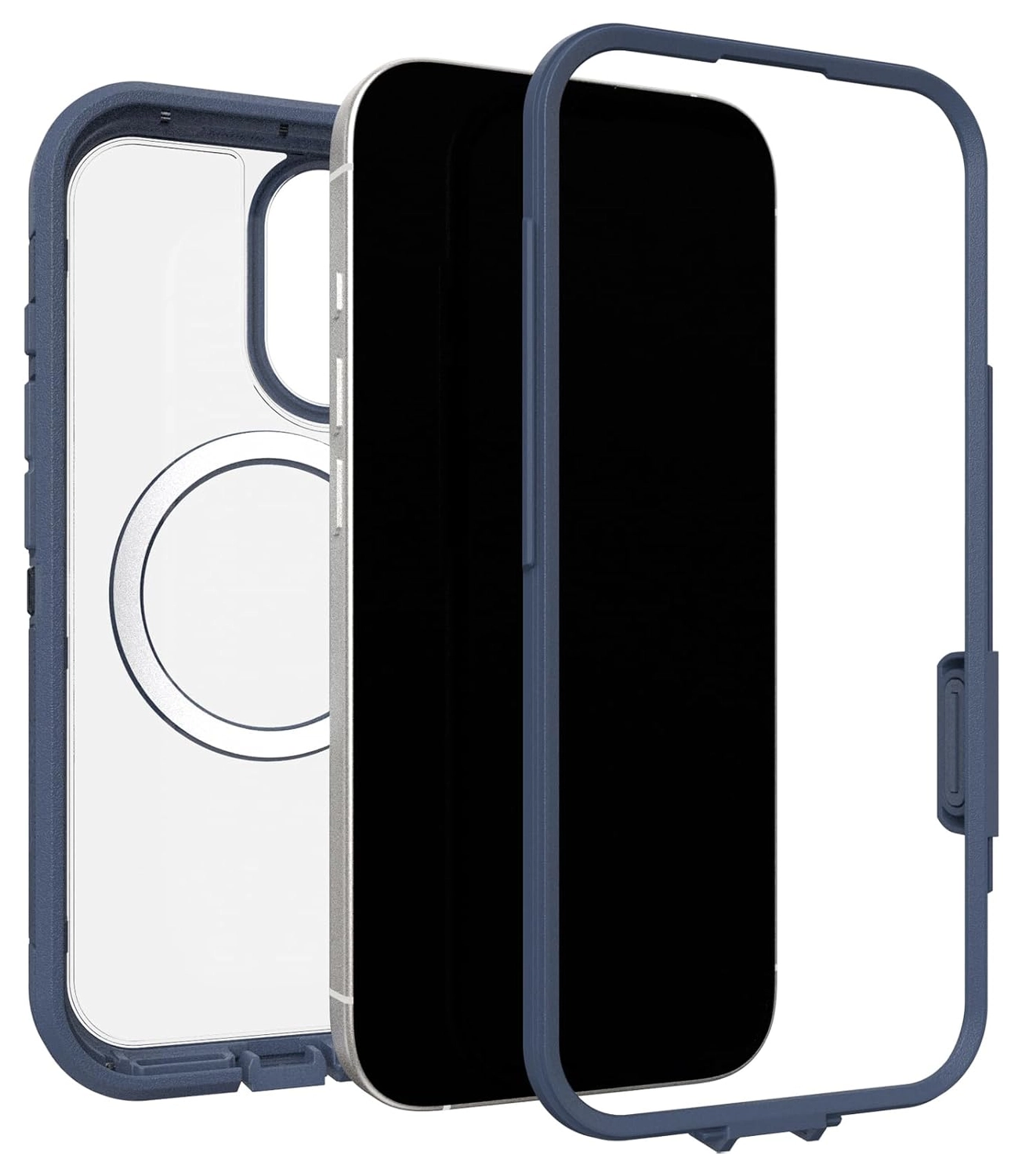 OtterBox Defender Pro XT iPhone 17 Hoesje MagSafe Back Cover Transparant Blauw afbeelding 4