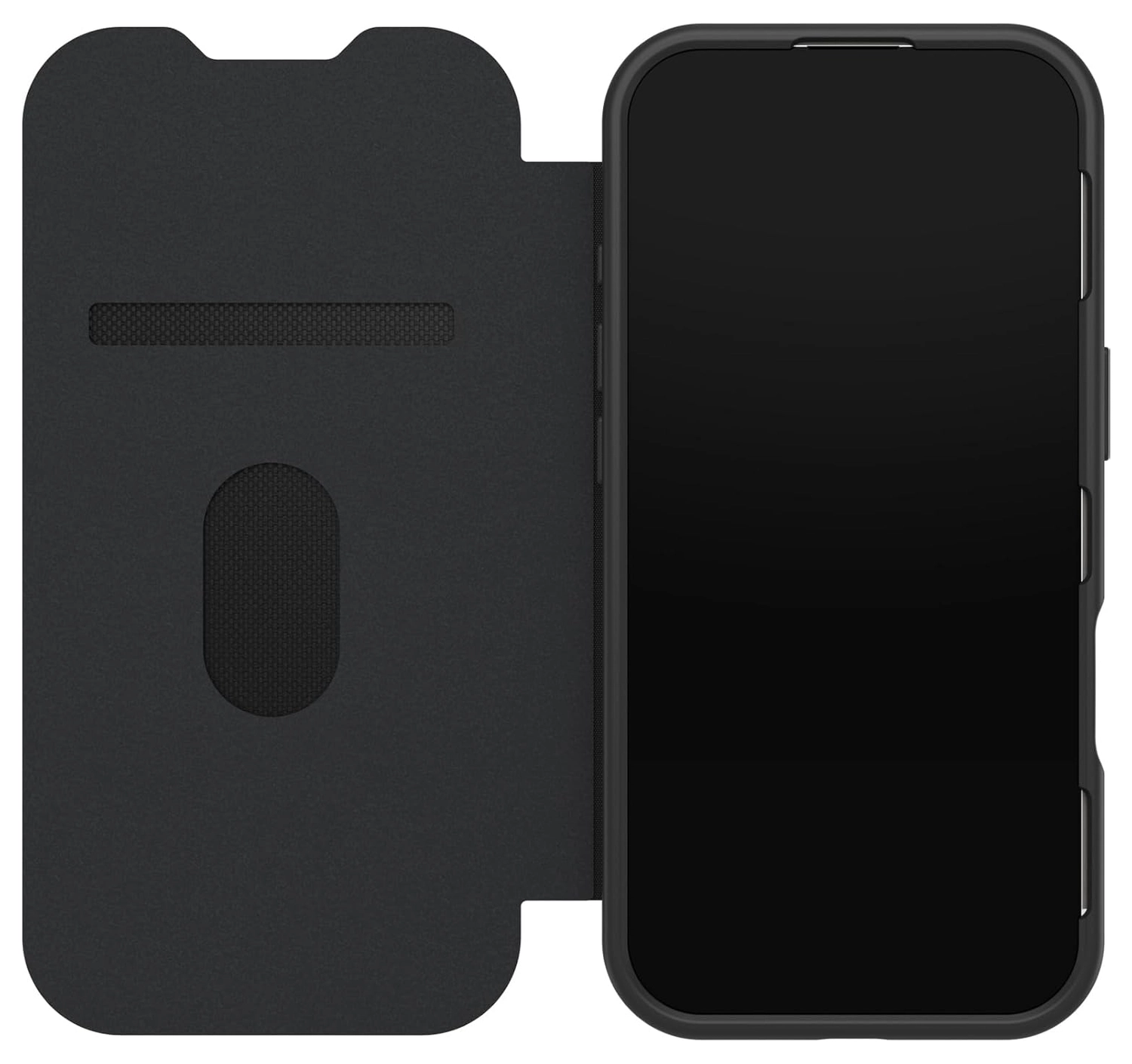 OtterBox React Folio iPhone 17 Hoesje Book Case Transparant Zwart afbeelding 4