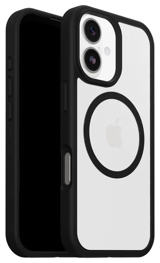 OtterBox React MagSafe Apple iPhone 17 Hoesje Back Cover Zwart Transparant afbeelding 1