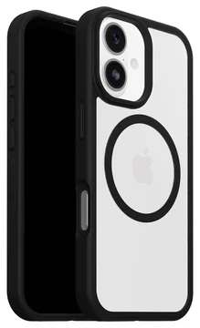 OtterBox React MagSafe Apple iPhone 17 Hoesje Back Cover Zwart Transparant