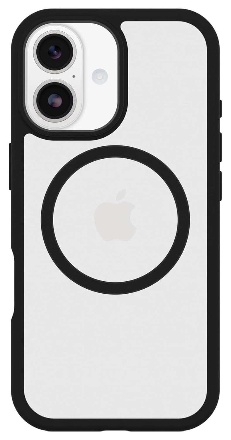 OtterBox React MagSafe Apple iPhone 17 Hoesje Back Cover Zwart Transparant afbeelding 2