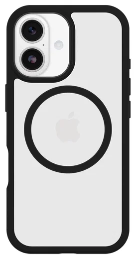 OtterBox React MagSafe Apple iPhone 17 Hoesje Back Cover Zwart Transparant afbeelding 2