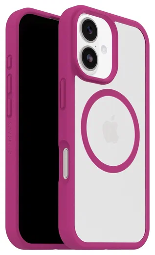 OtterBox React MagSafe Apple iPhone 17 Hoesje Back Cover Roze Transparant afbeelding 1