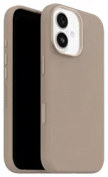 OtterBox Symmetry Cactus Leer MagSafe iPhone 17 Hoesje Grijs afbeelding