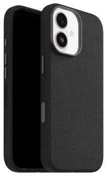 OtterBox Symmetry Cactus Leer MagSafe iPhone 17 Hoesje Zwart